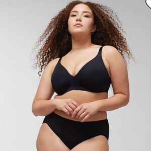 NWOT Soma Vanishing 360 Wireless Bra in Black Size 36D